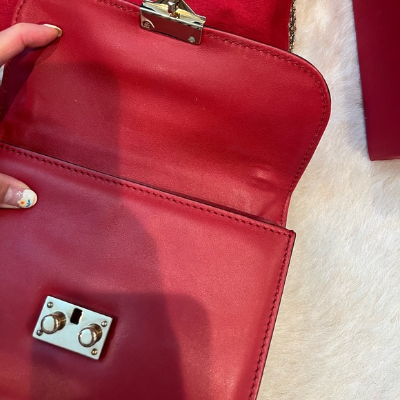 Valentino Small Glam Rock Red Bag - Picture 12 of 12